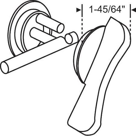 Strybuc ADA Concealed Latch Set 91-209